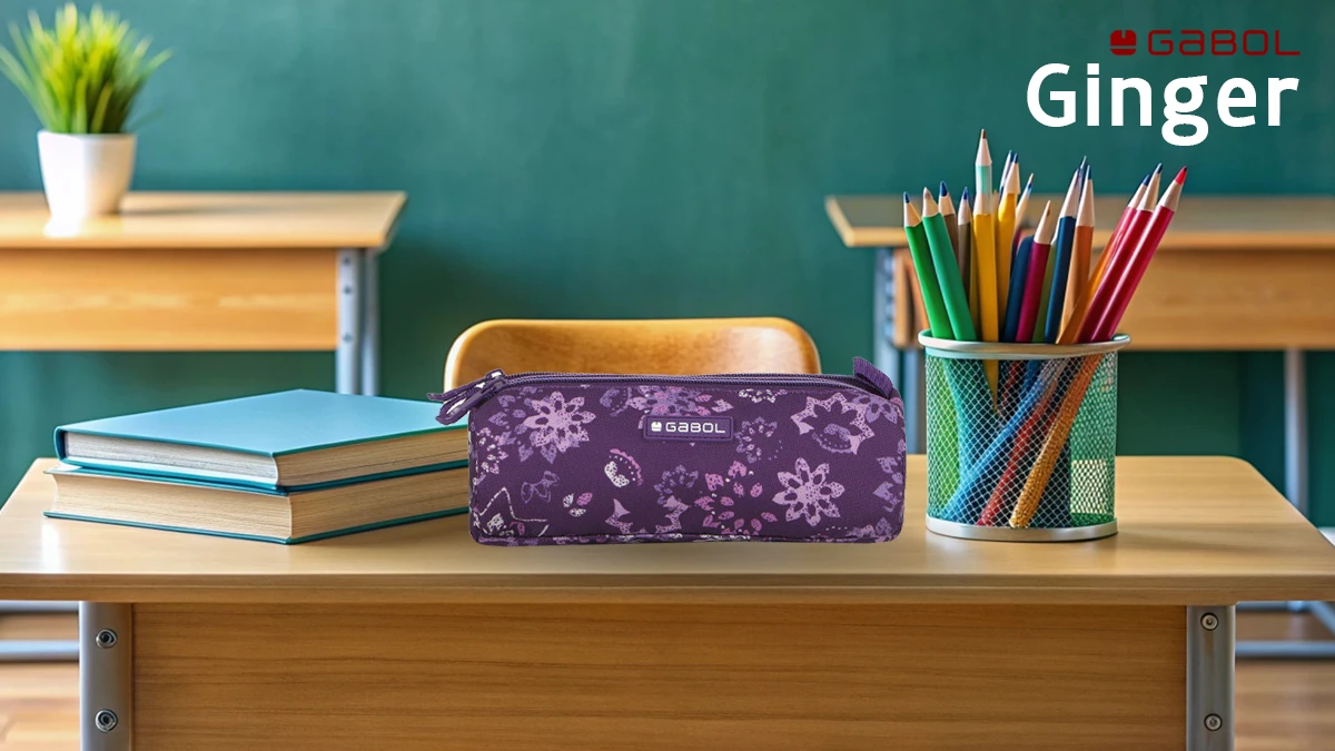 جامدادی سه زیپ دخترانه گابل اسپانیا مدل Ginger