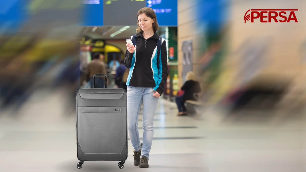 چمدان جنس نرم پرسا Persa مدل Nilou – سایز بزرگ