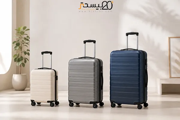 انواع سایز چمدان‌ها و کاربردهای آن‌ها