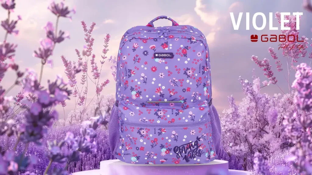 کوله پشتی مدرسه ای دخترانه گابل اسپانیا مدل VIOLET