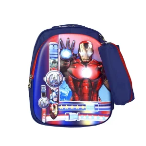 کوله پشتی مدرسه طرح برجسته IRON MAN