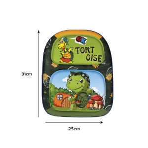 کولهپشتی مهدکودکی پسرانه طرح برجسته مدل Tortoise